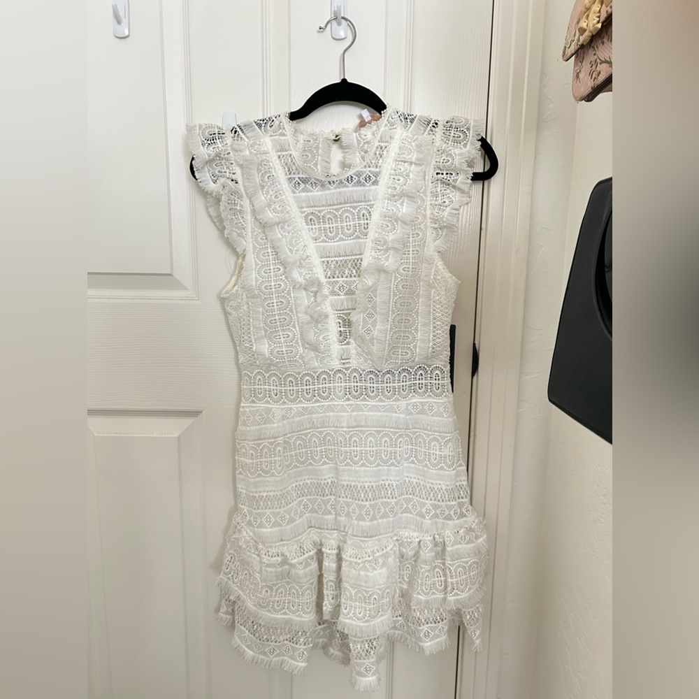 Boho, backless lace dress. Only been worn once.